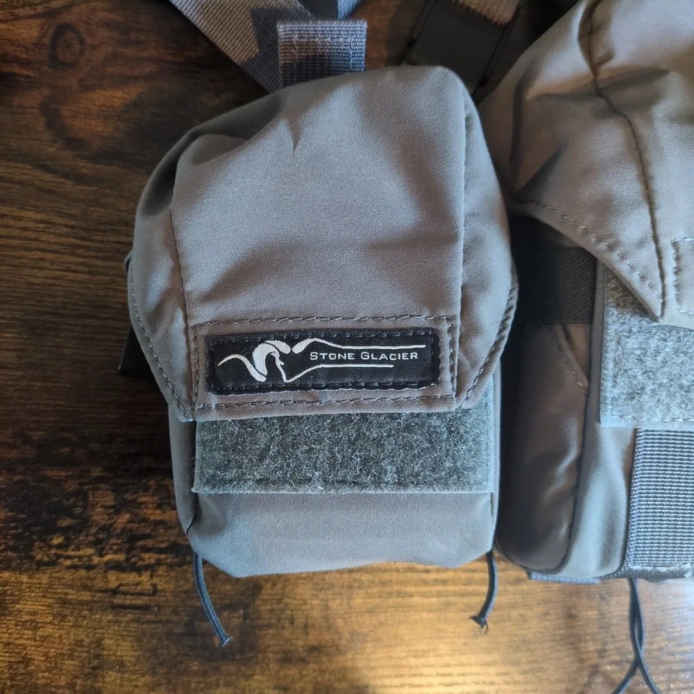 Stone Glacier Skyline Bino and Range Finder Harness Grey Made in USA Hunting